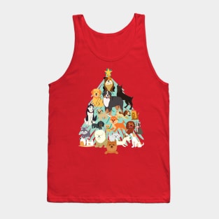 Dog Christmas Tree Tank Top